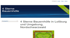 Desktop Screenshot of 4sterne-hoefe.de