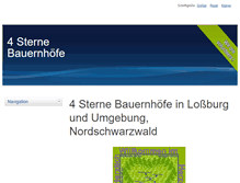 Tablet Screenshot of 4sterne-hoefe.de
